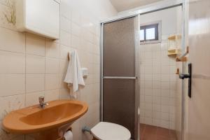 Koupelna v ubytování Pousada Itapeva