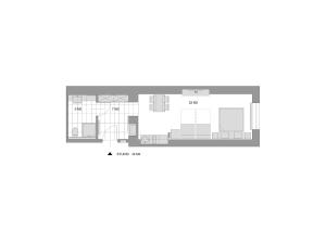 Plán poschodí v ubytovaní Sewa Apartments