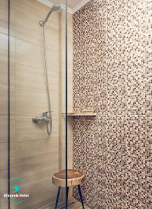 Kúpeľňa v ubytovaní Alkyonis hotel + 37 fotografií