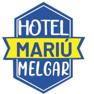 um logótipo para um hotel mariu meluiz em Hotel Mariu em Melgar
