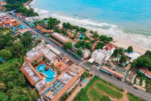 an aerial view of a resort next to the ocean at Kacha Resort & Spa, Koh Chang in Ko Chang