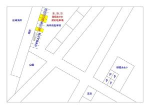 Načrt razporeditve prostorov v nastanitvi 源泉かけ流しの露天風呂を独り占め！一棟貸切旅館「御宿あさか」29名まで宿泊可
