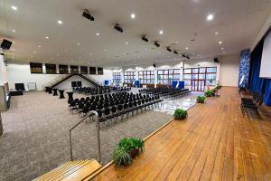 Der Geschäftsbereich oder Konferenzraum in der Unterkunft Bernstein Salzlandcenter