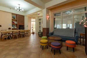 Zona de estar de Magi Castle Family B&B