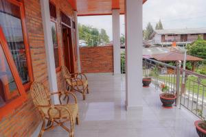 Balkón nebo terasa v ubytování Tobay Family Home