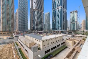 a view of a city with tall buildings at StoneTree - New Studio in JLT in Dubai