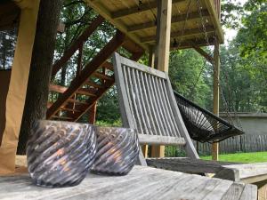 Zahrada ubytování Kabana - eco forest suite