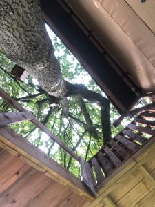 Balkón nebo terasa v ubytování Kabana - eco forest suite