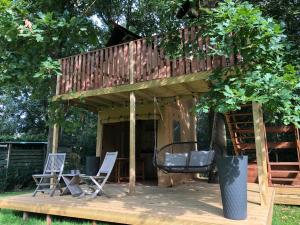 Zahrada ubytování Kabana - eco forest suite