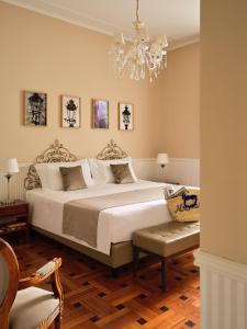 Кровать или кровати в номере Grand Hotel Miramare