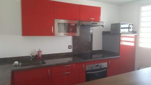 Køkken eller tekøkken på Air Marin Vue sur mer