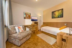 Postel nebo postele na pokoji v ubytování Hotel-Bio Gasthaus Am Felsenkeller