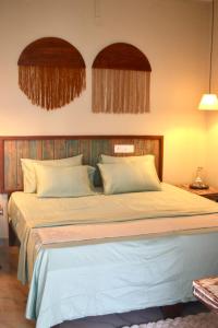 Cama o camas de una habitación en Point Break Varkala