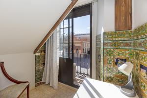 Ein Balkon oder eine Terrasse in der Unterkunft Pensión Riosol