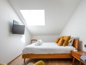 מיטה או מיטות בחדר ב-Appartement Courchevel, 5 pièces, 8 personnes - FR-1-664-21