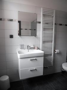 Koupelna v ubytování Apartmány u Maxíků