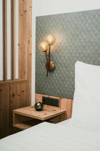 Posteľ alebo postele v izbe v ubytovaní Apparthotel Samson