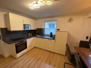 Eldhús eða eldhúskrókur á Haus Eder Steiner