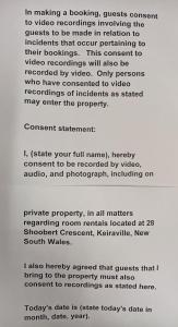 una carta de recomendación del Ministerio de Alimentación y Agricultura captura de pantalla en Single Room in Wollongong near Uni en Keiraville
