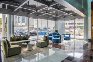 Posezení v ubytování Social Hotel
