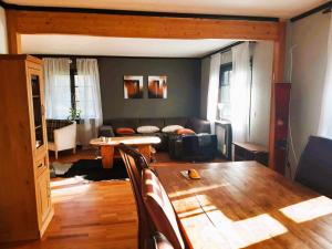 Posezení v ubytování Vakantiewoning in Småland Zuid-Zweden
