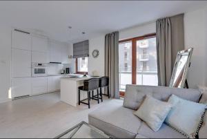 Η κουζίνα ή μικρή κουζίνα στο Exclusive Apartment Motlawa River Oldtown