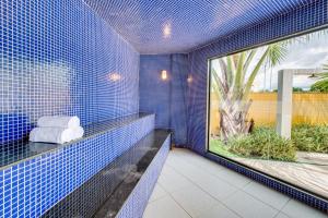 
A bathroom at Hotel Regente Paragominas
