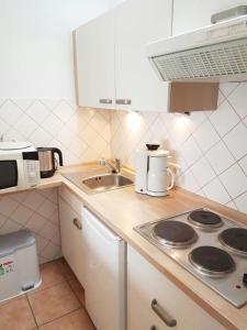 Una cocina o cocineta en Feriengarten Dahme W 16