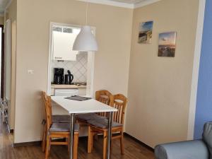 Η κουζίνα ή μικρή κουζίνα στο Feriengarten Dahme W 22