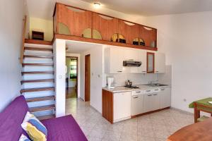 Kuchyň nebo kuchyňský kout v ubytování Apartment Malvazija + 12 fotografií