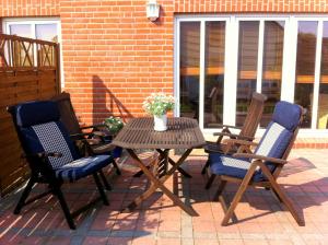 Patio nebo venkovní prostory v ubytování Apartments Kirsebek