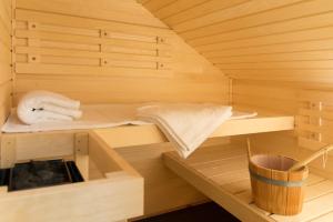Postel nebo postele na pokoji v ubytování Ferienwohnung Blanco in Willingen
