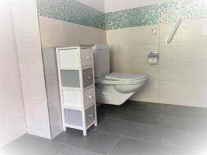 Koupelna v ubytování Revier der Genera(k)tionen