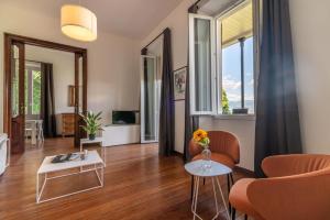 TV a/nebo společenská místnost v ubytování Villa Perondi