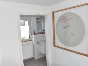 Koupelna v ubytování NEU! Ferienhaus Schaaf