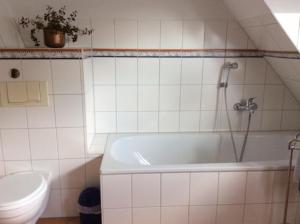 Koupelna v ubytování NEU! FeWo 1 Lüneburger Heide