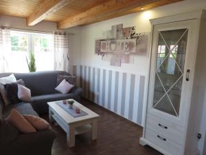 Posezení v ubytování NEU! Landhaus Lüttje Nüst