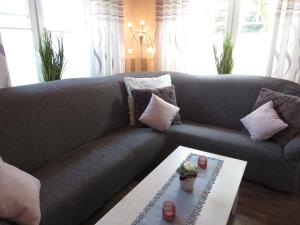 Posezení v ubytování NEU! Landhaus Lüttje Nüst