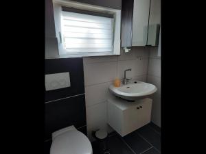Koupelna v ubytování NEU! Ferienwohnung Lucie