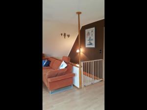 Χώρος καθιστικού στο Ferienhaus Anneliese an der Schlei