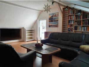 Χώρος καθιστικού στο NEU Elizahaus-Ringbergblick Suhl