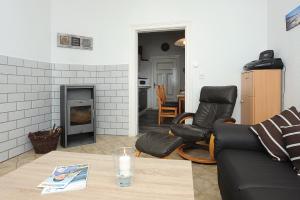 Posezení v ubytování NEU! Ferienhaus Nordseewind