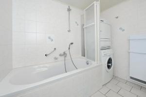 Koupelna v ubytování NEU! Ferienhaus Nordseewind