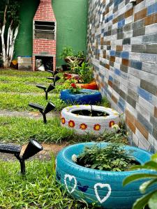 Jardin de l'établissement Pousada Jardim Magico