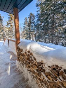 겨울의 CHALET MISTA - Charlevoix - Repère de ski moderne en nature
