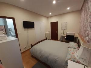 TV a/nebo společenská místnost v ubytování Uría 25 rooms