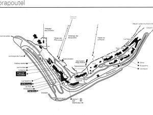 un diagrama de un plano del suelo de los astilleros en Studio Les Adrets-Prapoutel, 1 pièce, 3 personnes - FR-1-771-1, en Les Adrets