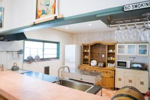 Kjøkken eller kjøkkenkrok på Sun Terrace Bessho Onsen - Vacation STAY 21387v