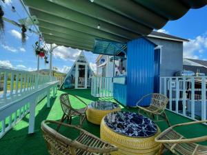 Μπαλκόνι ή βεράντα στο Bungalow Mộc Trà Home Dương Đông Phú Quốc