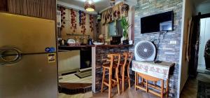 A kitchen or kitchenette at Amazing Sea View 2 bedroom apartment